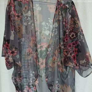 Floral Sheer Women's Cape